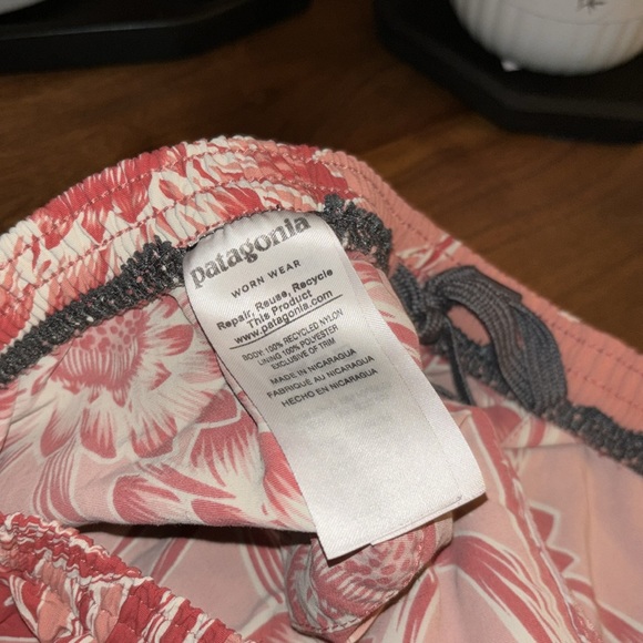 ♻️ Patagonia Floral Board Shorts Large Sustainable Material - Picture 8 of 9